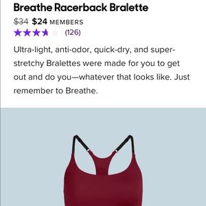 Me Undies Breath Racerback Bralette
